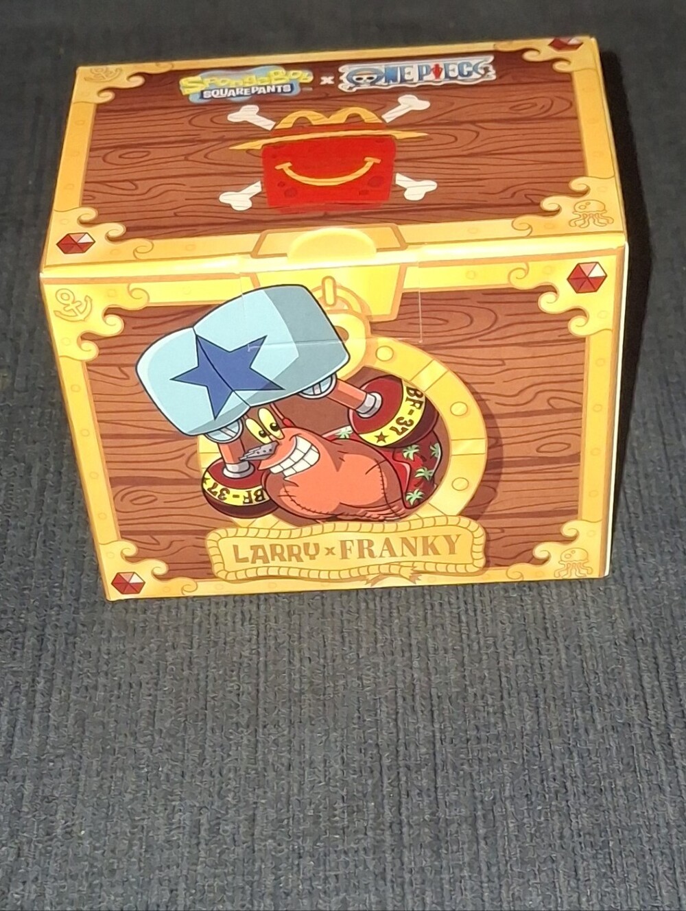McDonalds 2026 SpongeBob/One Piece Happy Meal Toy Larry The Lobster x Franky NIB